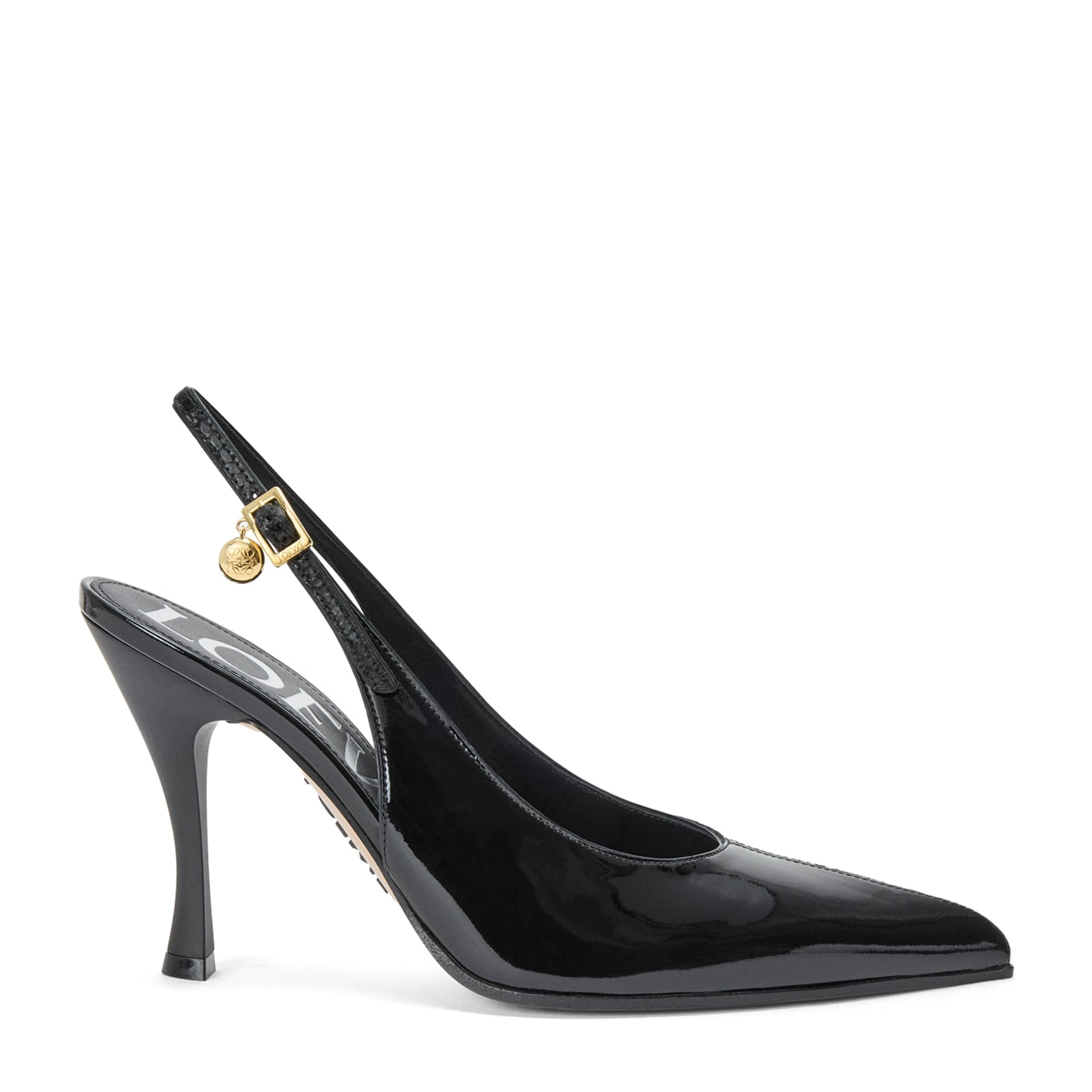 LOEWE Leather New Comic Slingback Pumps 90