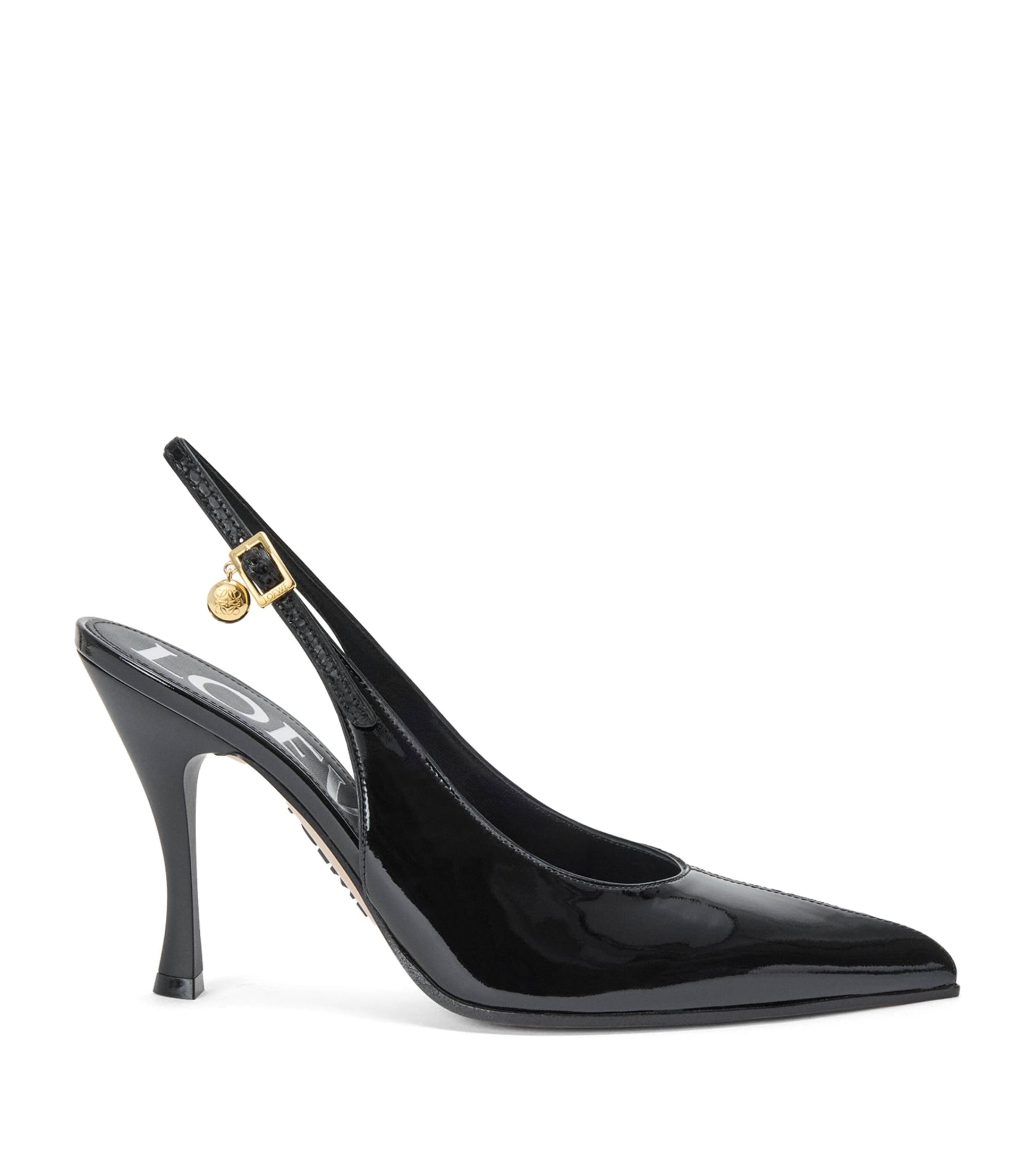 LOEWE Leather New Comic Slingback Pumps 90