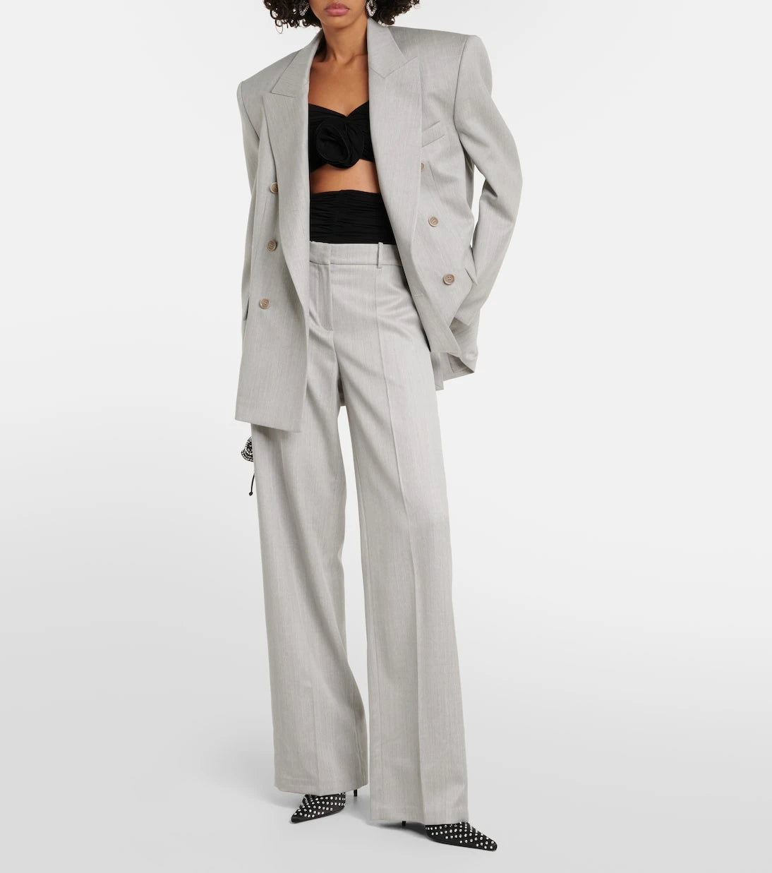 Magda Butrym - Mid-rise wool straight pants