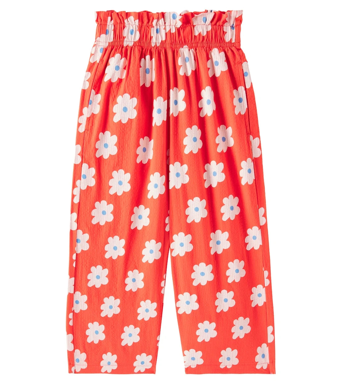 Jellymallow - Floral cotton wide-leg pants