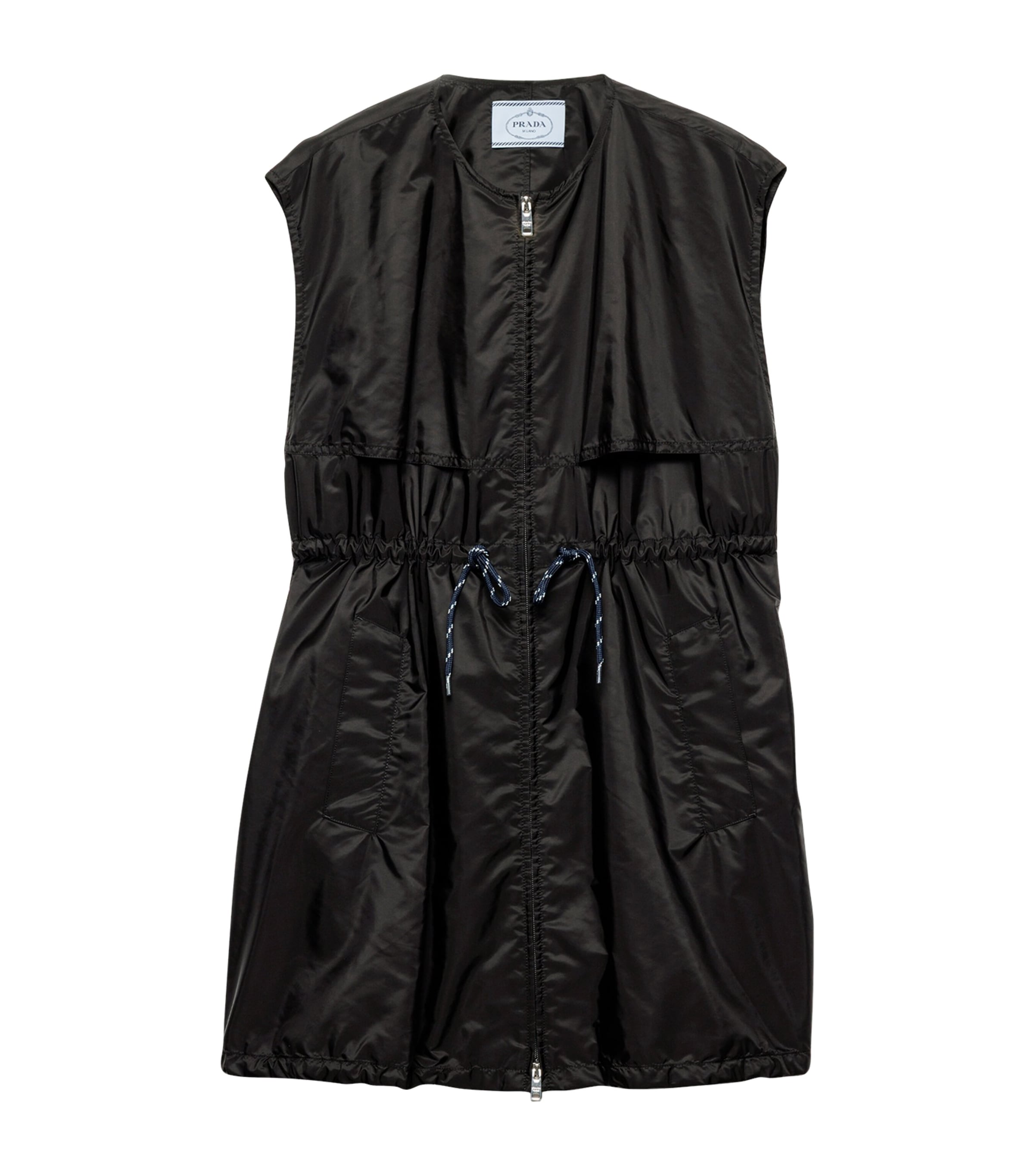 Prada Black Re-Nylon Mini Dress