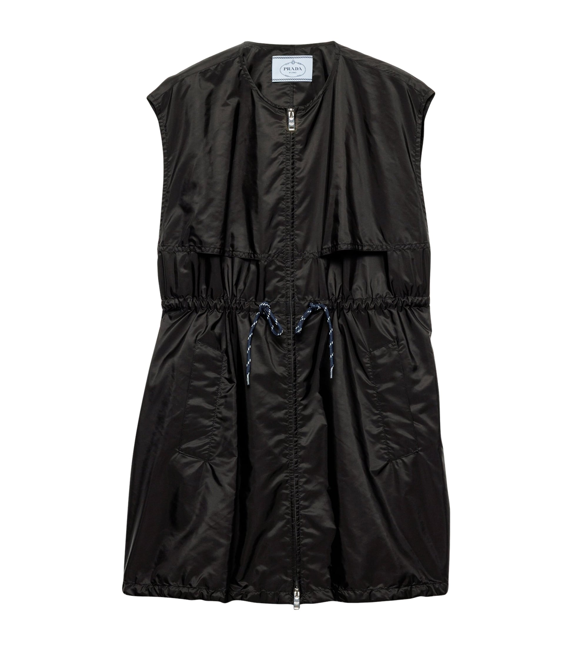 Prada Black Re-Nylon Mini Dress