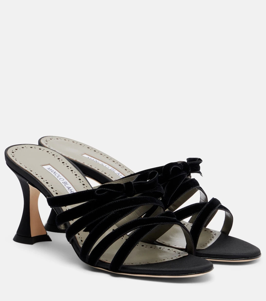 Manolo Blahnik - Clementel 70 velvet mules