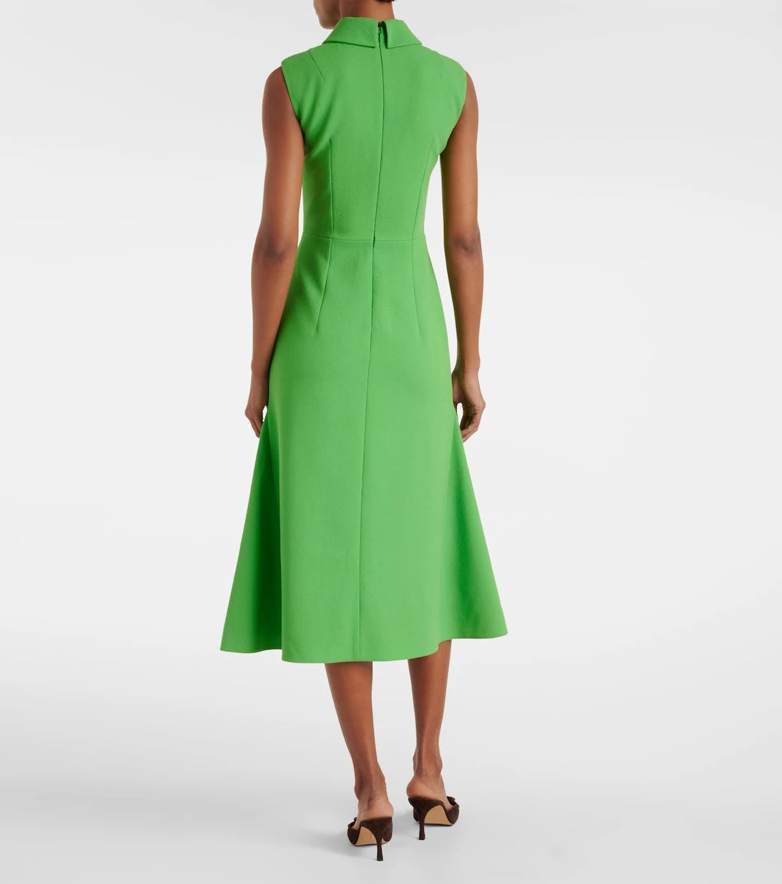 Emilia Wickstead - Leontine wool crêpe midi dress