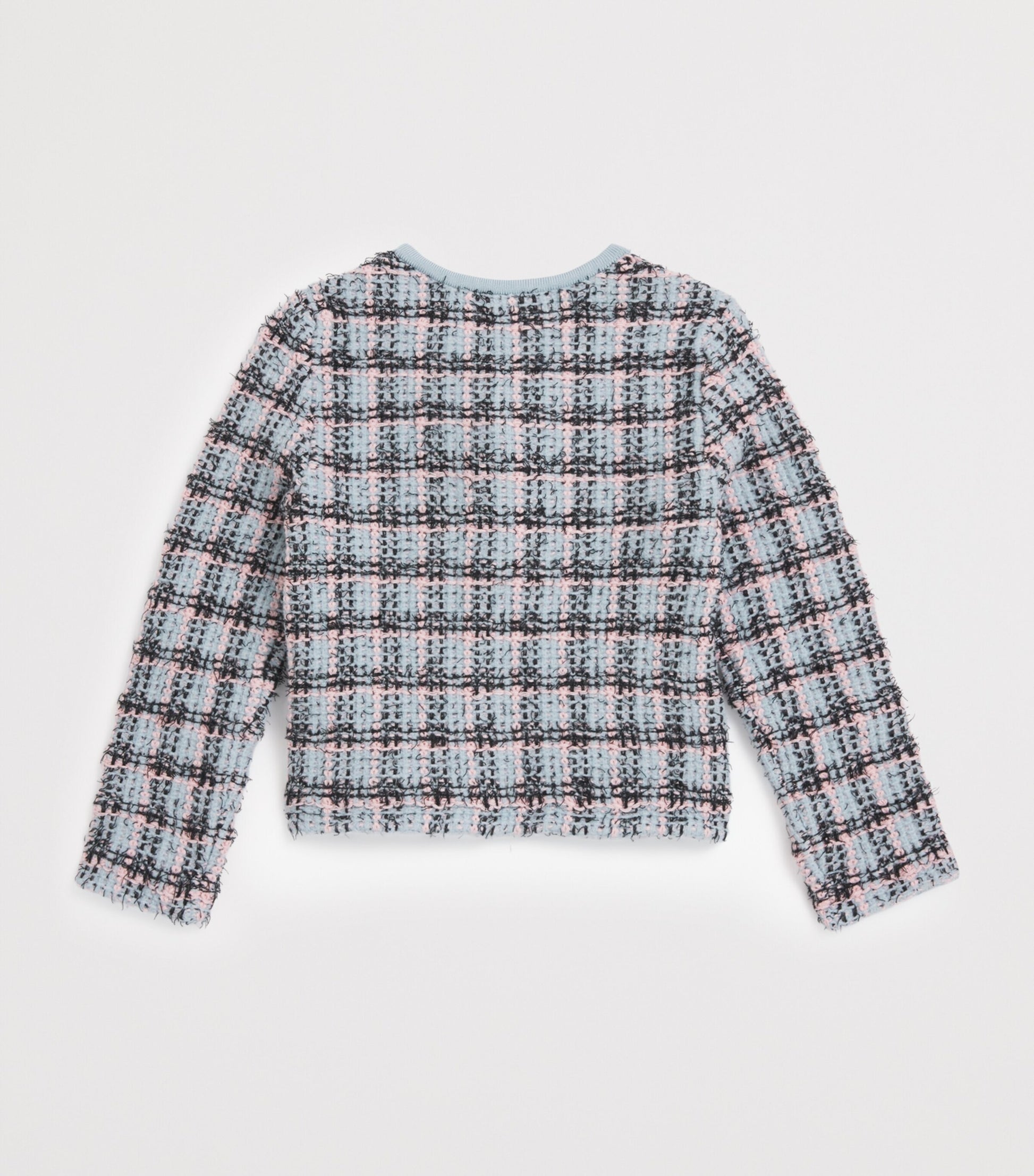 Self-Portrait Kids Cotton-Blend Check Cardigan (3-12 Years)
