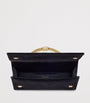 Bvlgari Black Velvet Tubogas Clutch Bag