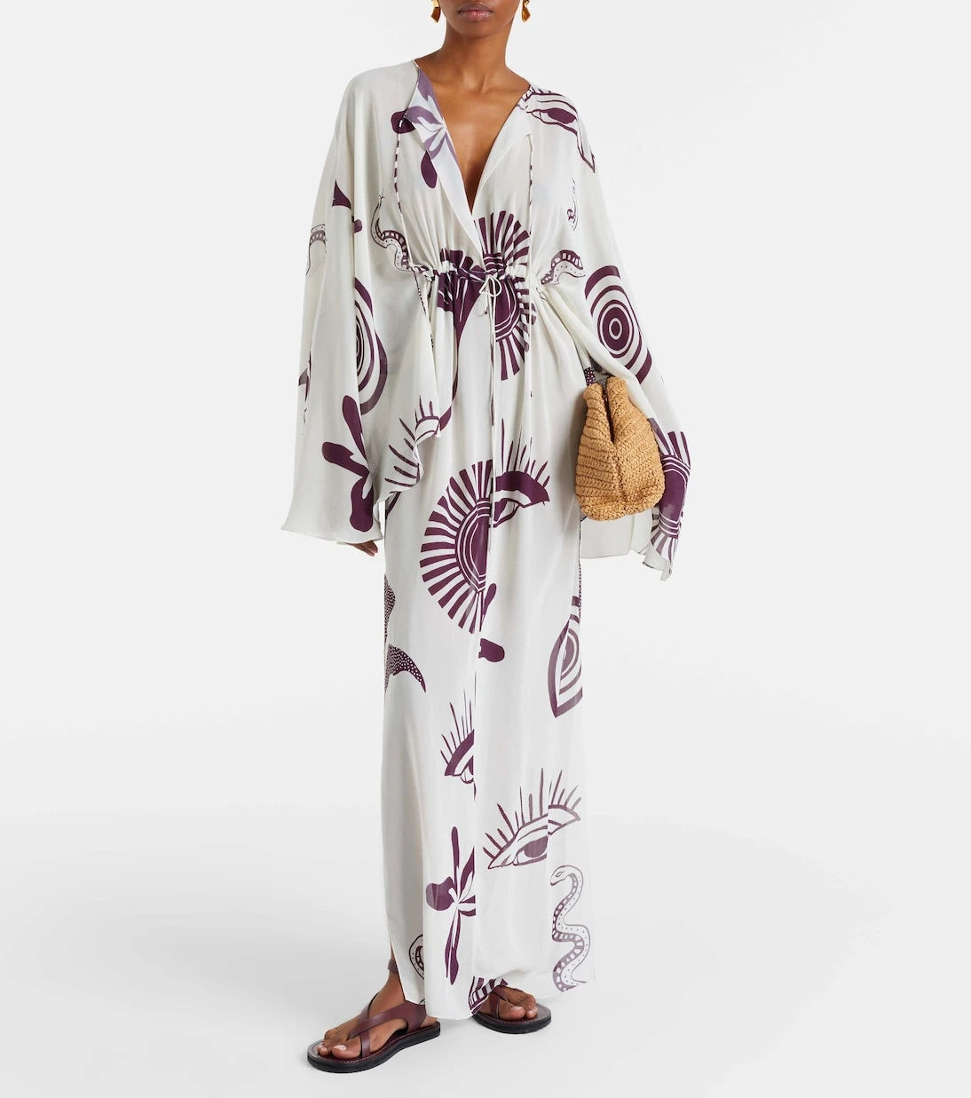 Cala de la Cruz - Cassia printed maxi dress