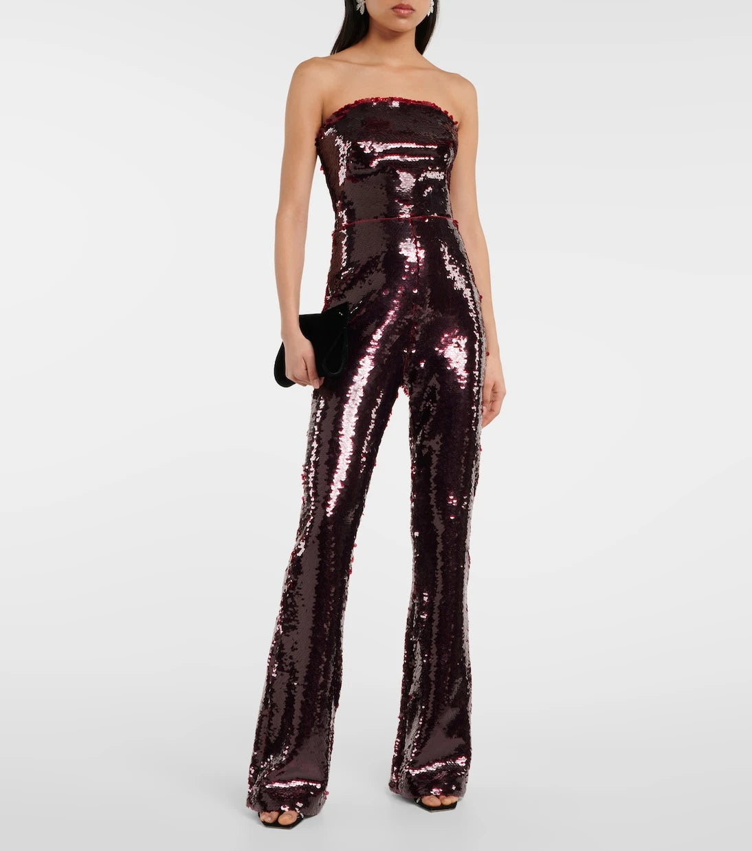 Safiyaa - Myrine sequined strapless jumpsuit