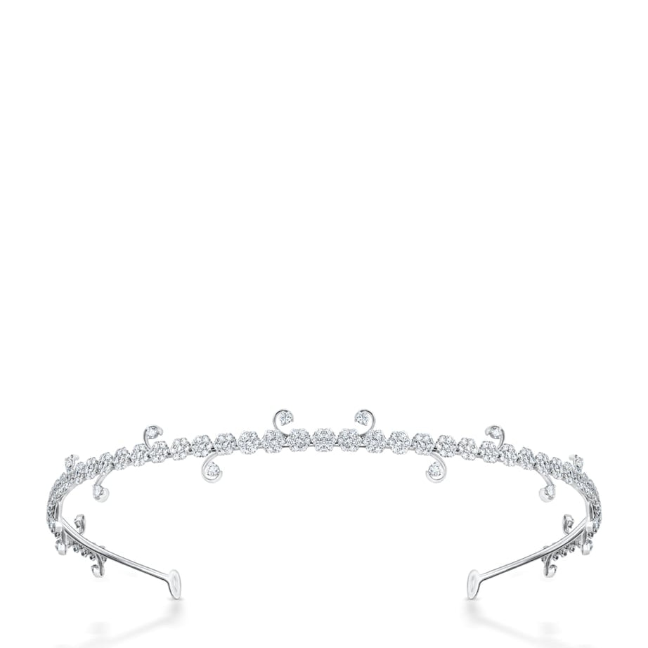 David Morris White Gold Le Jardin Tiara