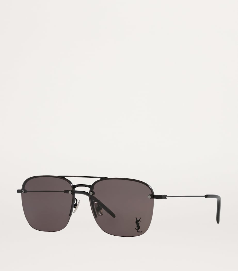 Saint Laurent Black Metal 0YS000490 Sunglasses