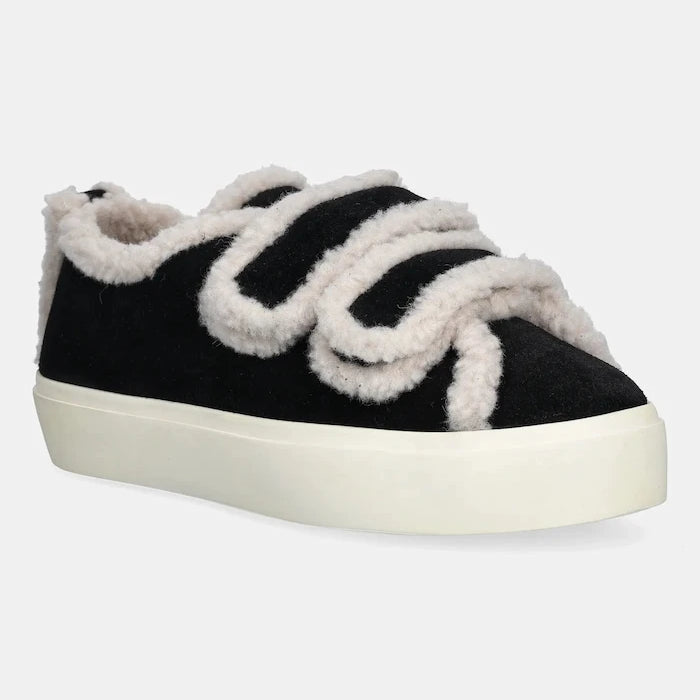 Велурени маратонки Inuikii Shearling Low Velcro