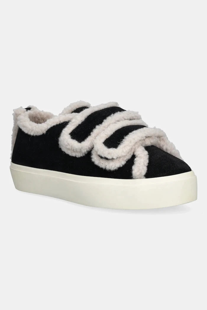 Велурени маратонки Inuikii Shearling Low Velcro