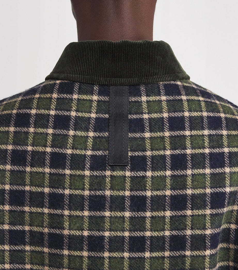Junya Watanabe MAN Beige x Filson Cotton-Wool Check Utility Jacket