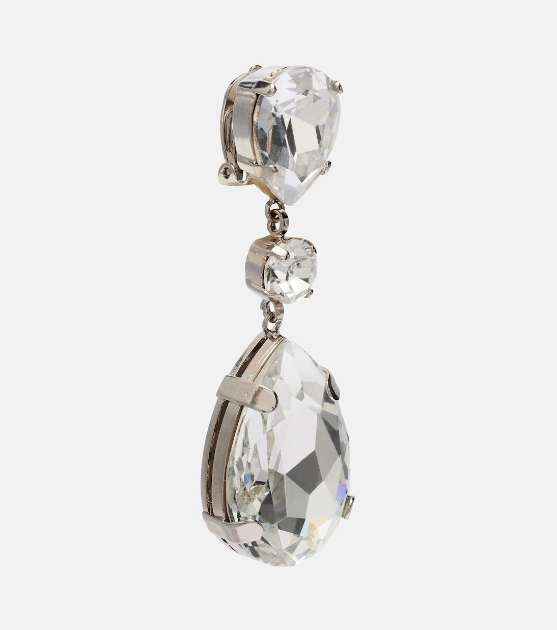 Dolce&Gabbana - Crystal-embellished clip-on earrings
