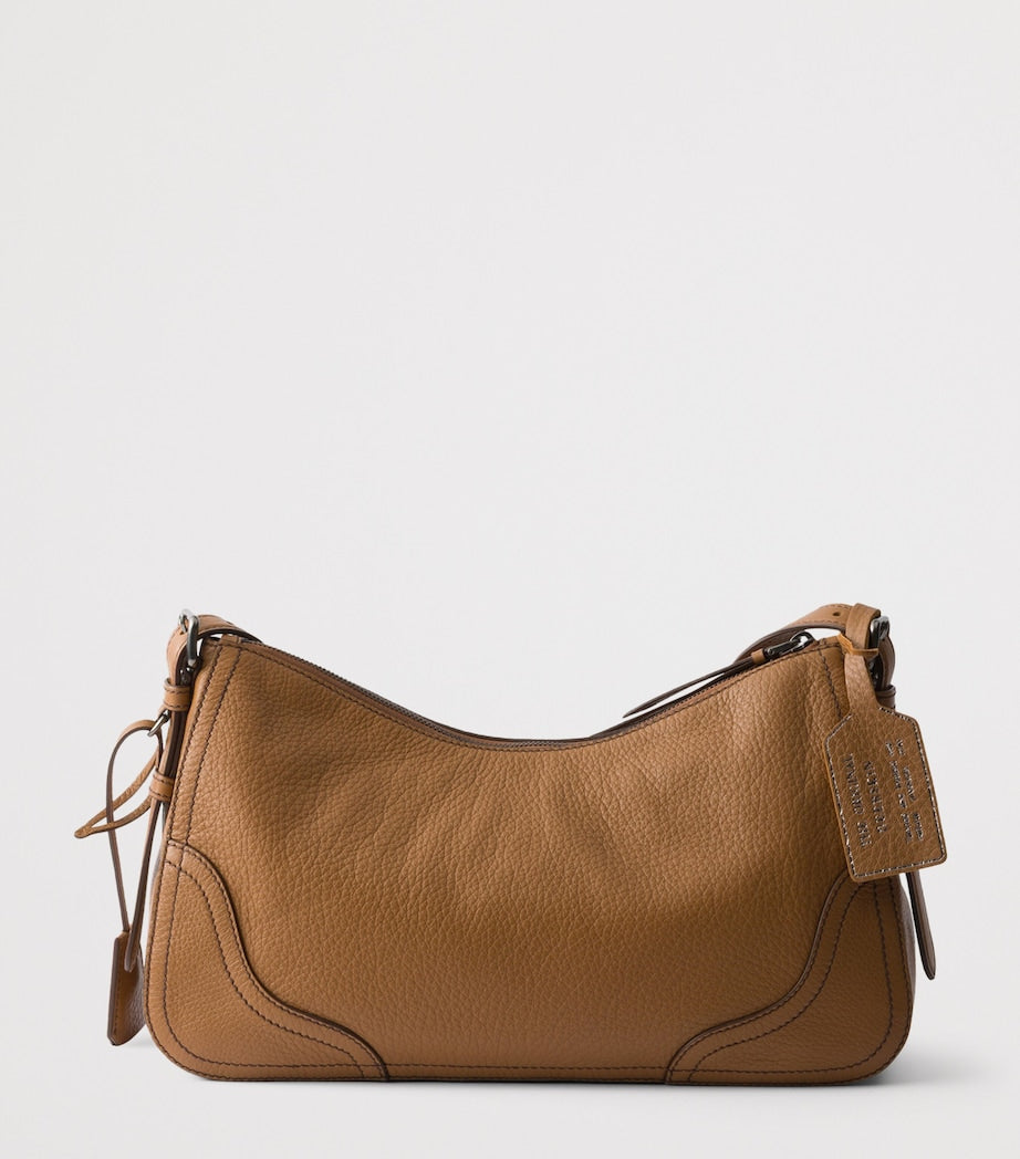 Prada Large Leather Aimèe Shoulder Bag