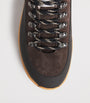Eleventy Leather-Suede Sneakers