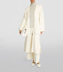 Yves Salomon Beige Mink-Pocket Wrap-Around Coat