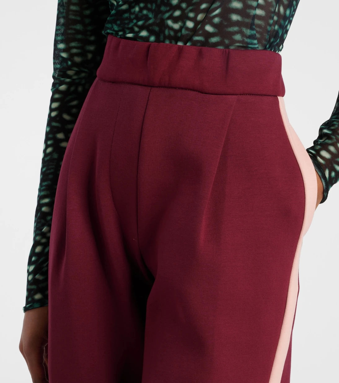 Dries Van Noten - High-rise cotton-blend wide-leg pants