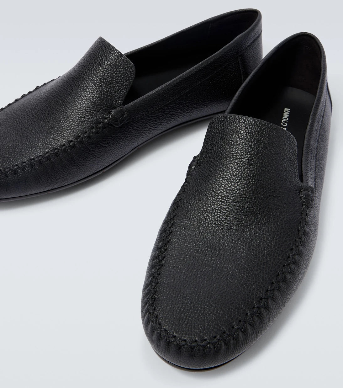 Manolo Blahnik - Leather loafers