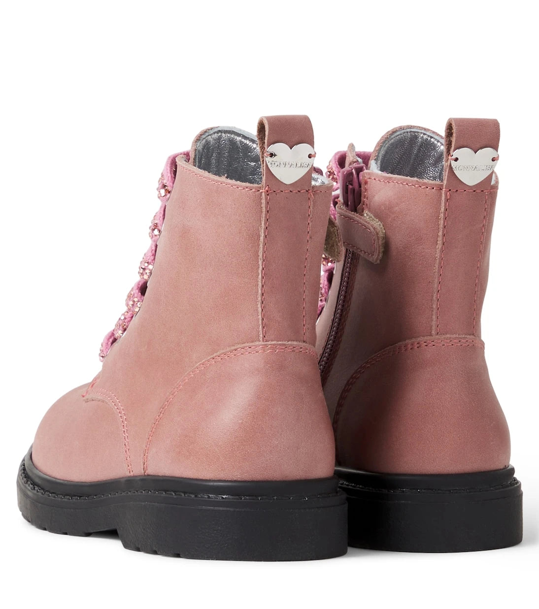 Monnalisa - Embellished leather boots