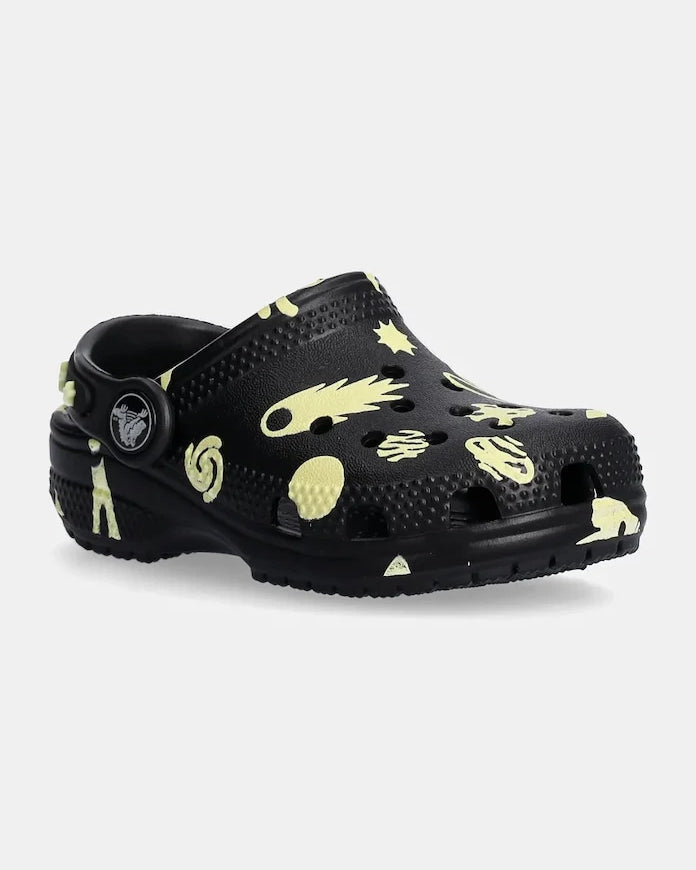 Детски чехли Crocs CLASSIC GLOW SPACE CLOG