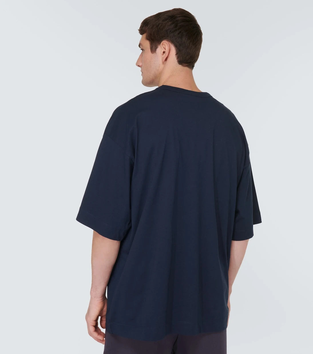 Dries Van Noten - تيشيرت من قطن الجيرسيه