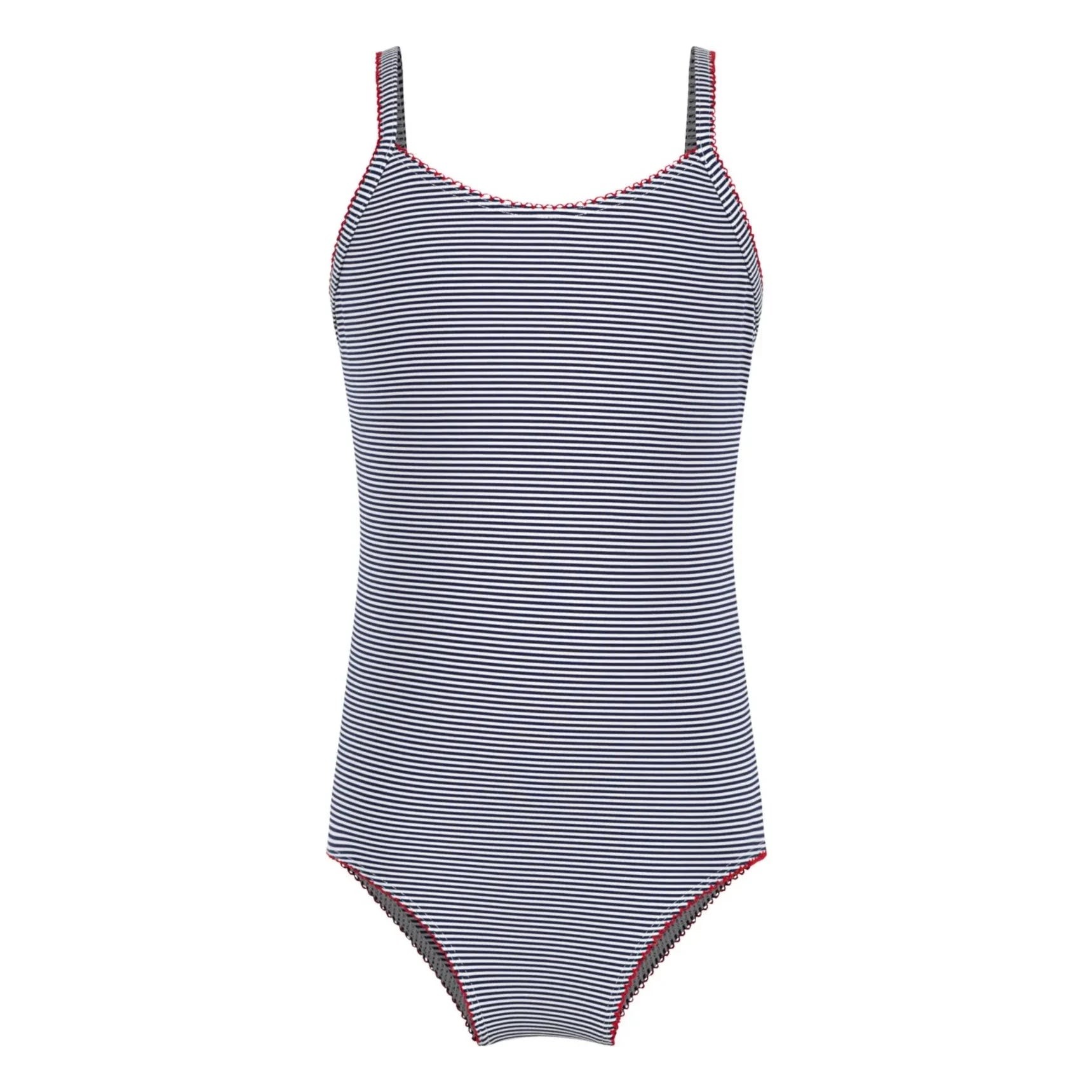 Petit Bateau - Striped Swimsuit | Navy blue