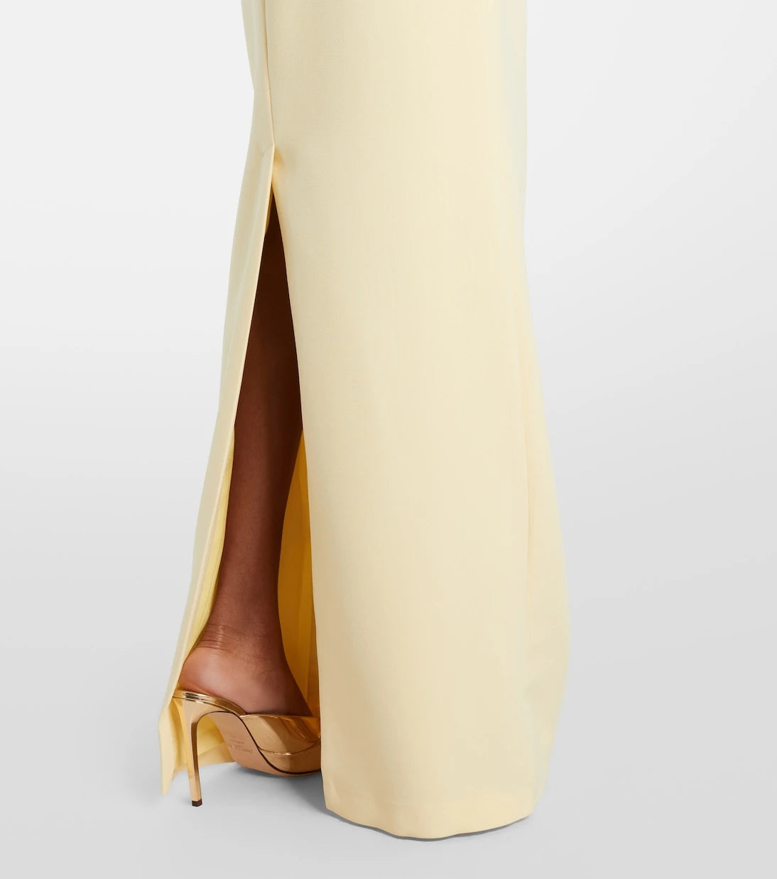 Safiyaa - Vanna draped crêpe gown