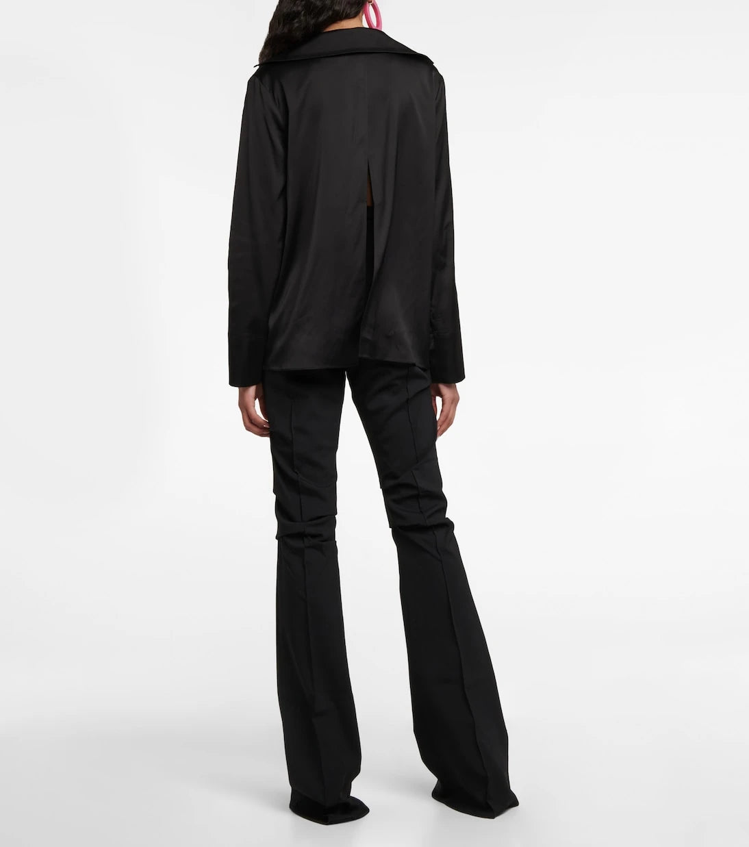 Jacquemus - La Chemise Notte satin shirt