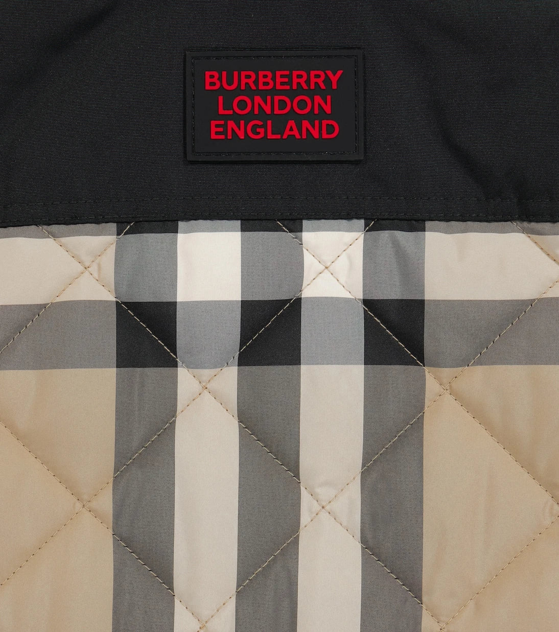 Burberry Kids - Baby Archive Check quilted jacket