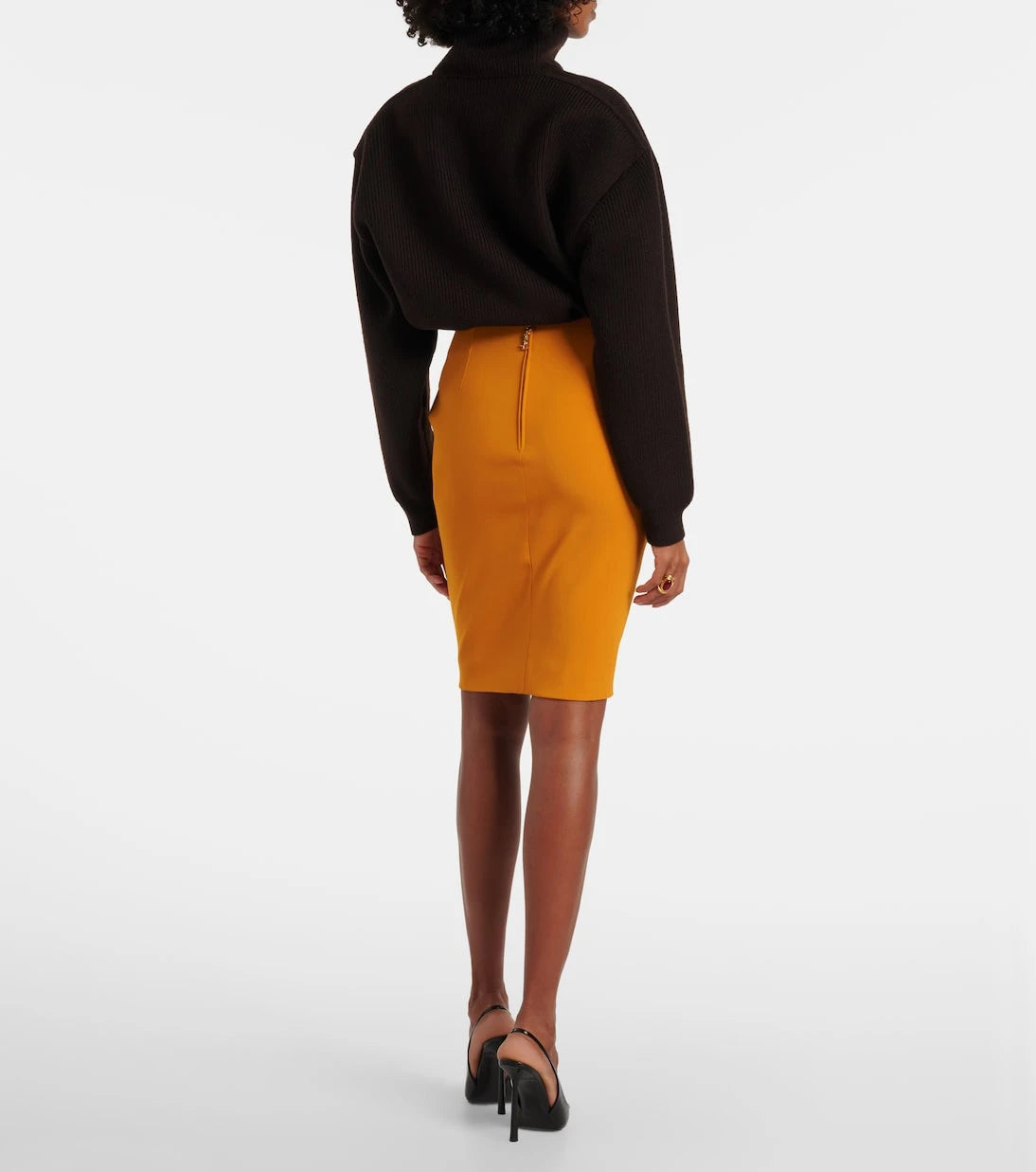 Saint Laurent - High-rise pencil skirt