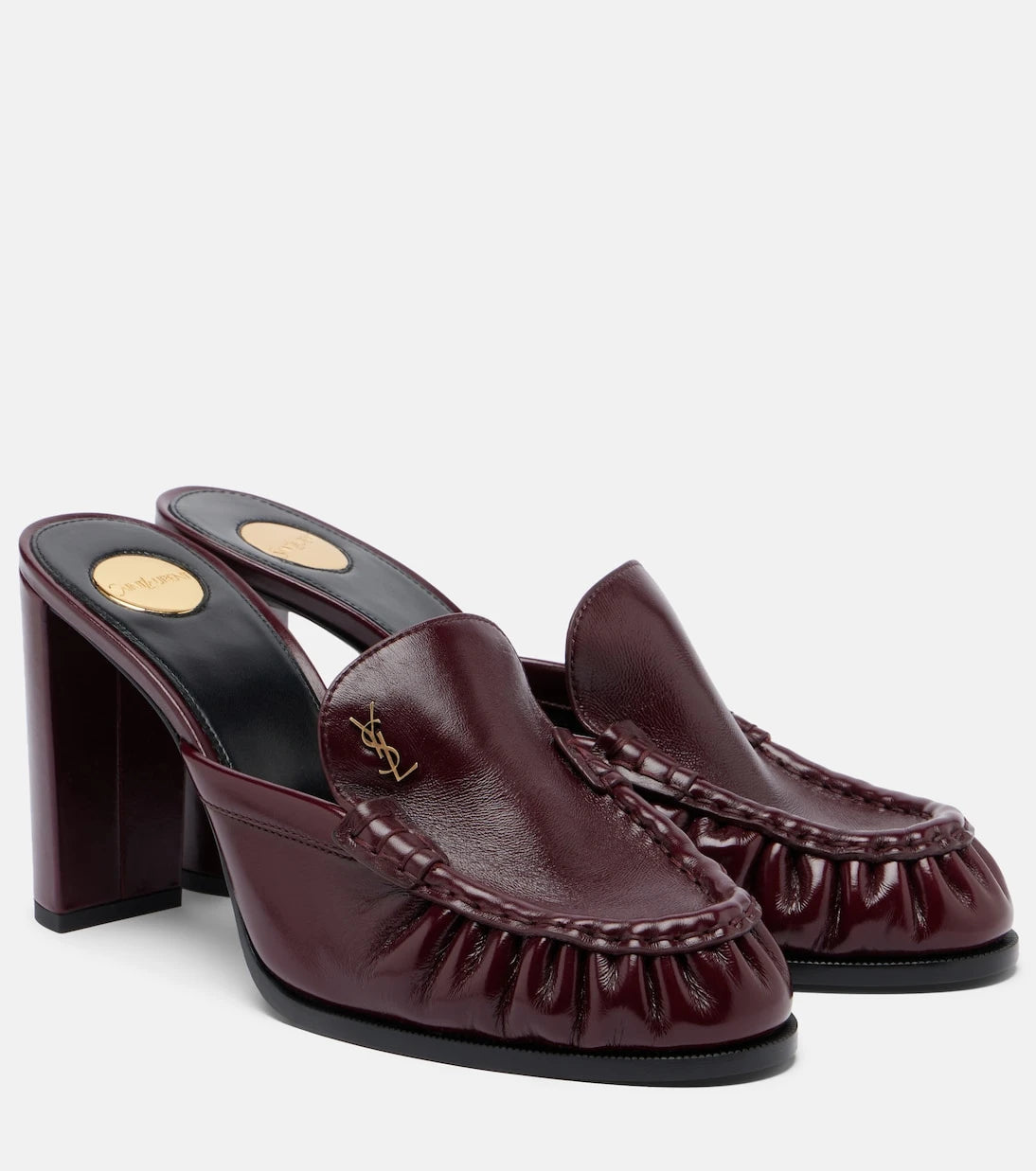 Saint Laurent - Le Loafer leather mules