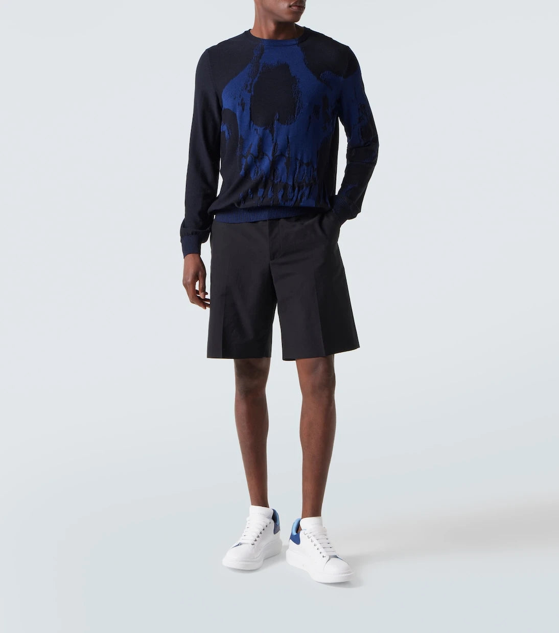 McQueen - Oversized leather sneakers