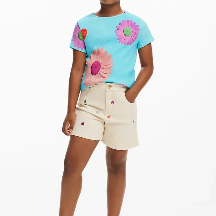 Desigual Çocuk Kot Kısa Pantolon