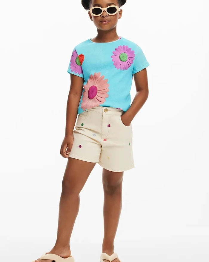 Desigual Çocuk Kot Kısa Pantolon