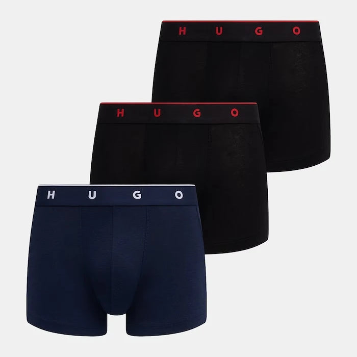 HUGO modal erkek slip boxer TRUNK TRIPLET TITAN 3'lü
