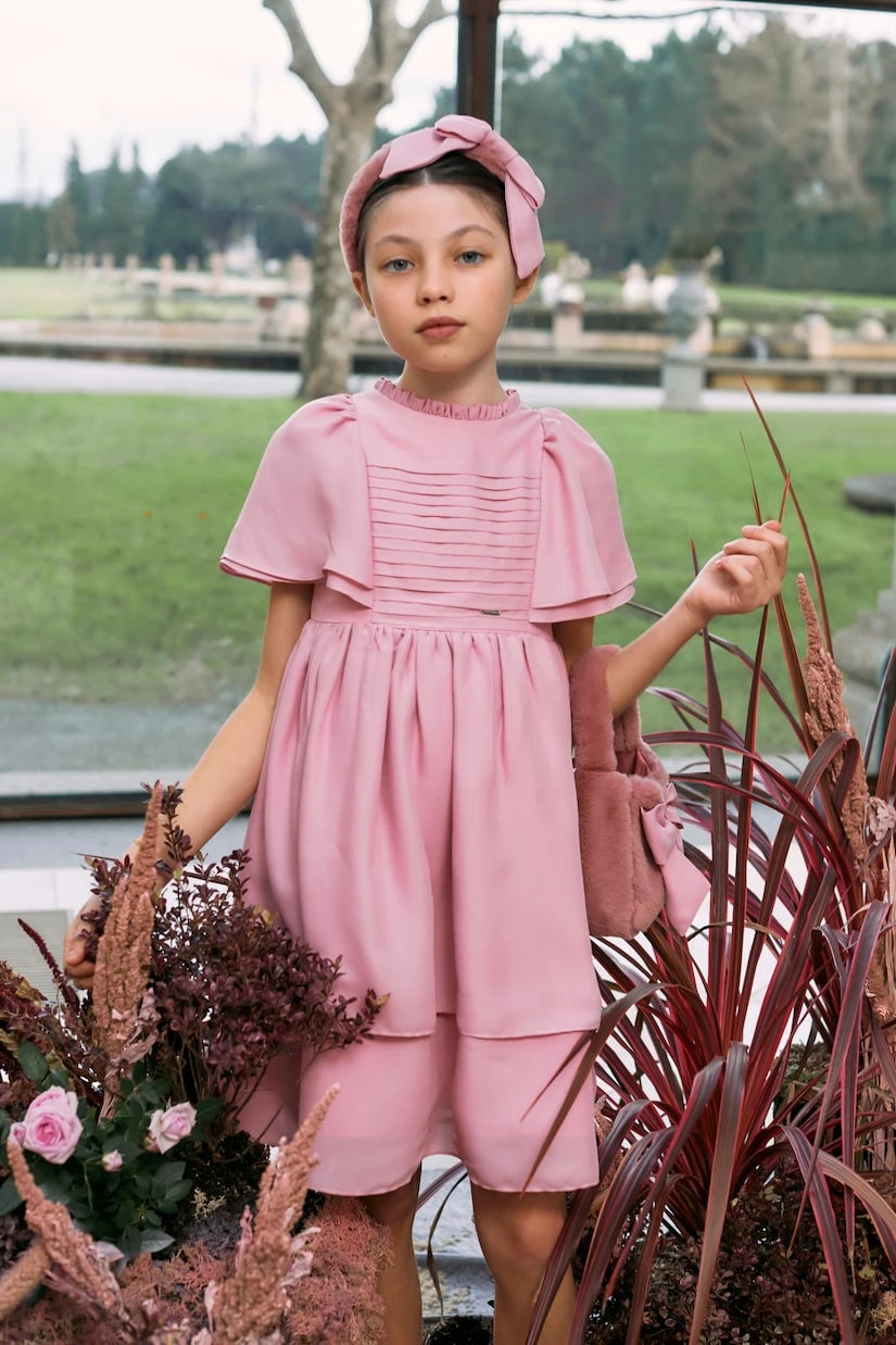 Patachou - Pleated tiered dress