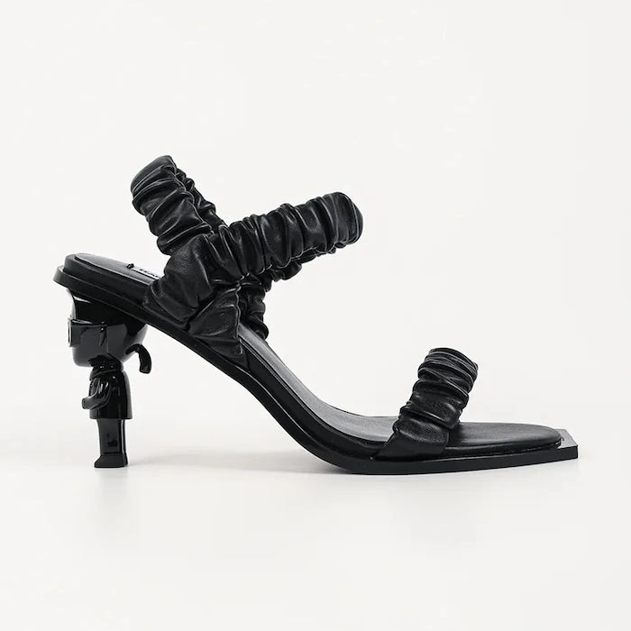 Кожени сандали Karl Lagerfeld Karl Nft Heel
