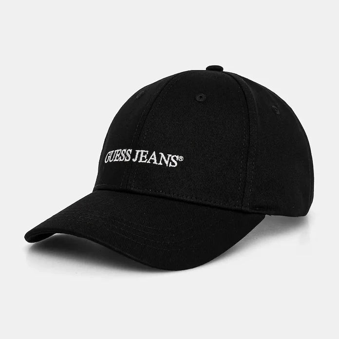 Памучна шапка с козирка Guess Jeans