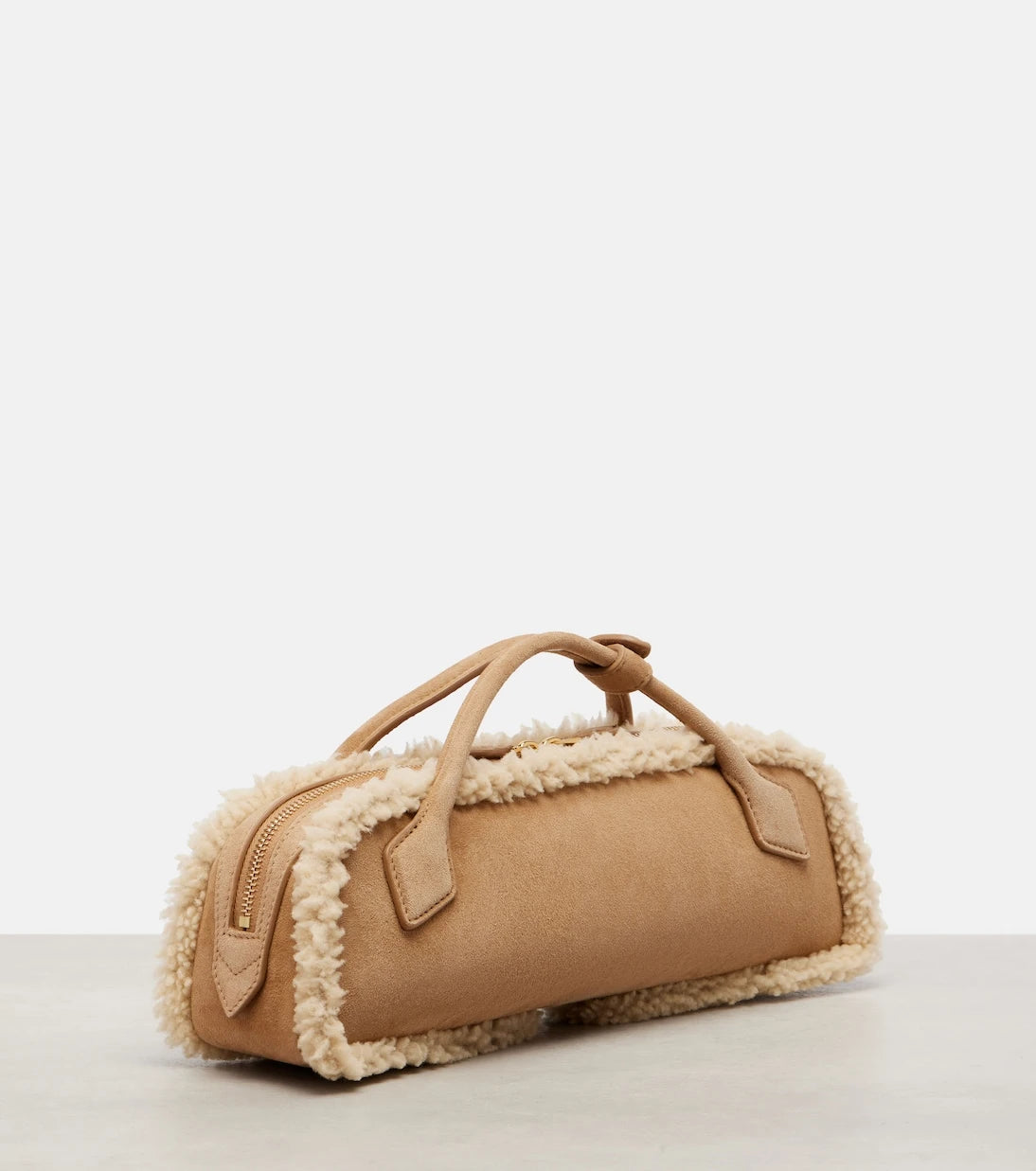 Alaïa - Le Teckel Small suede clutch