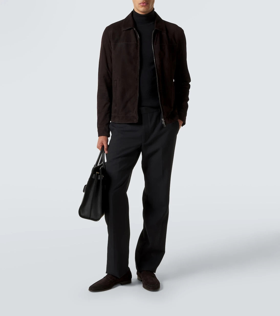 Thom Sweeney - سترة من الجلد السويدي
