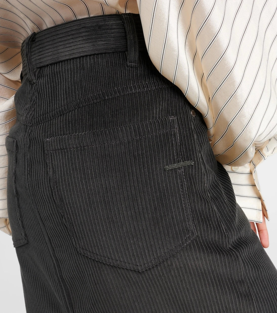 Brunello Cucinelli - Cotton corduroy maxi skirt