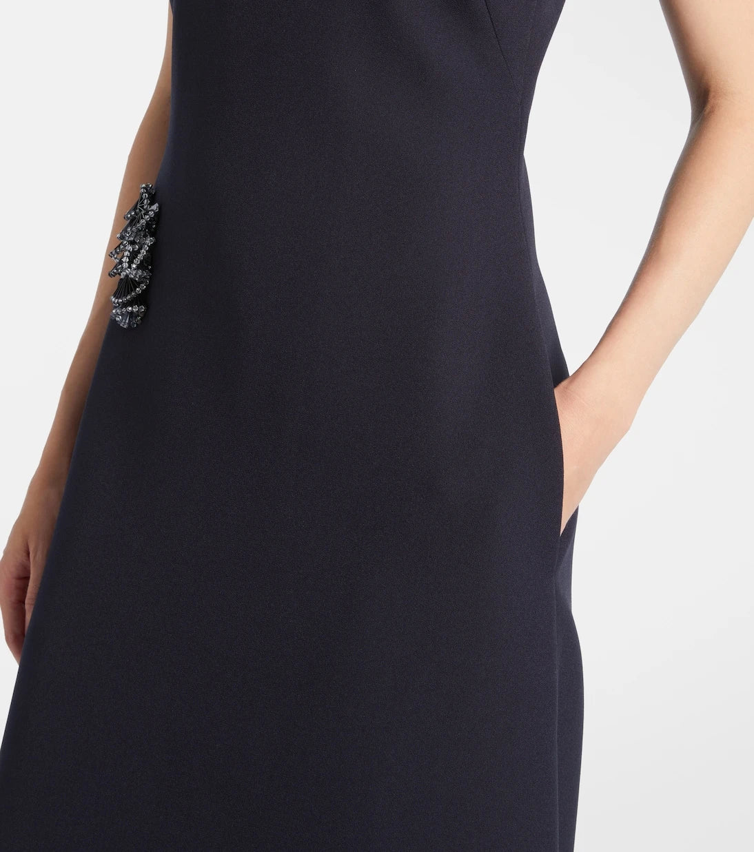 Safiyaa - Priscilla embellished crêpe gown