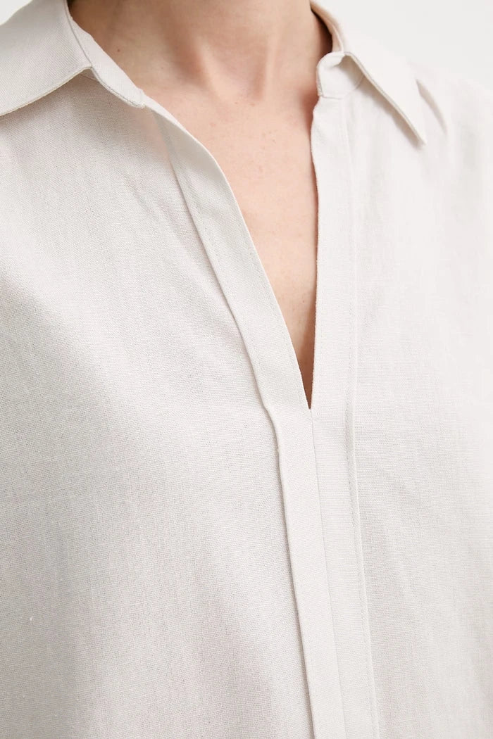 Calvin Klein Kadın Keten Bluz