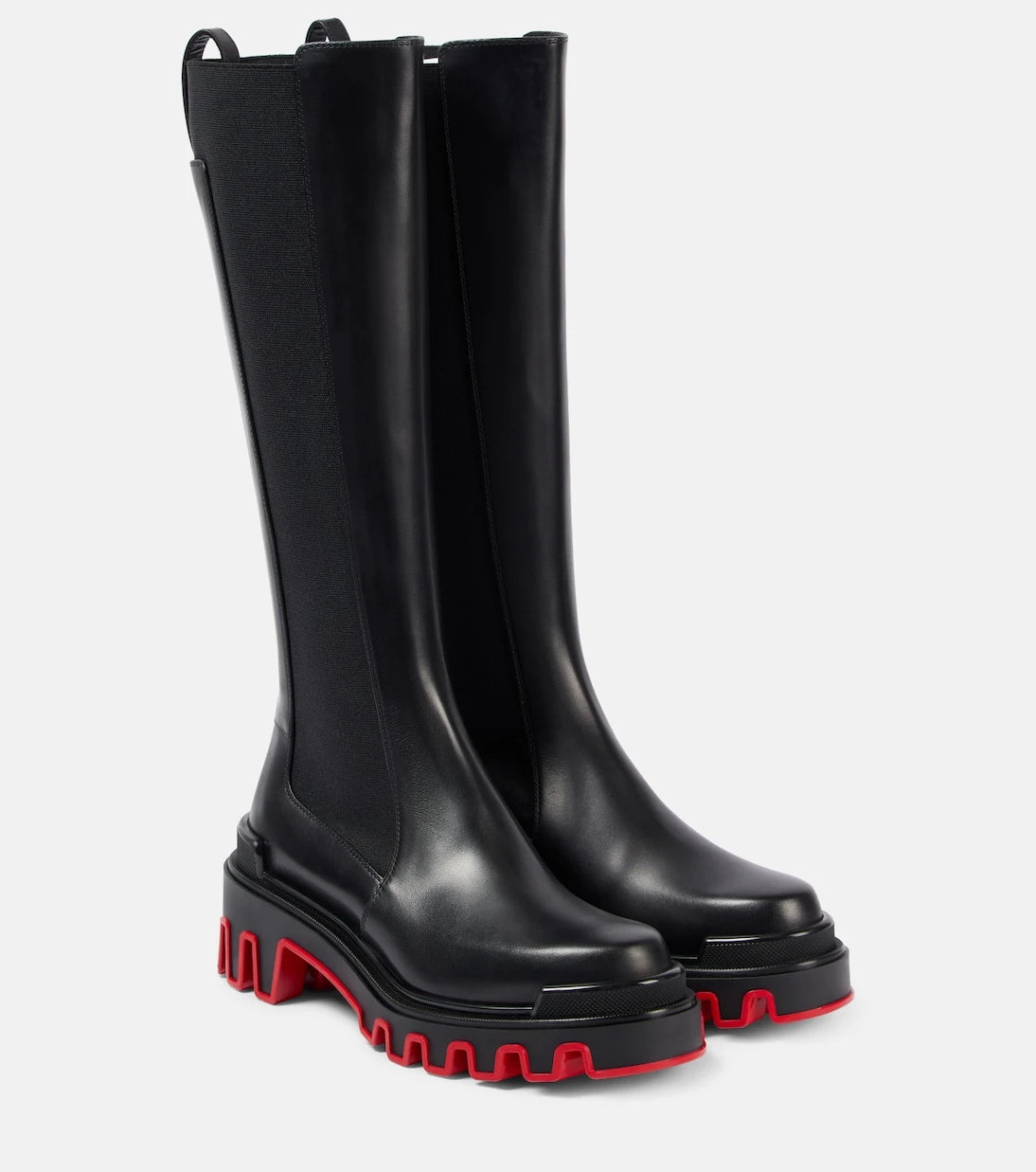 Christian Louboutin - Marchacroche Dune leather knee-high boots