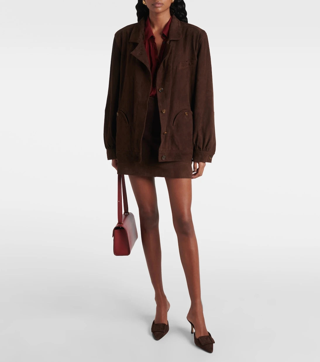 Blazé Milano - Cleo suede bomber jacket