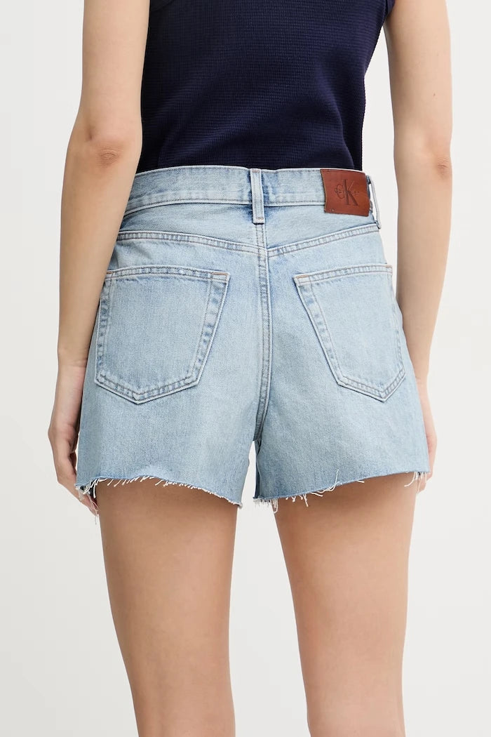 Calvin Klein Jeans Къс панталон дамски деним