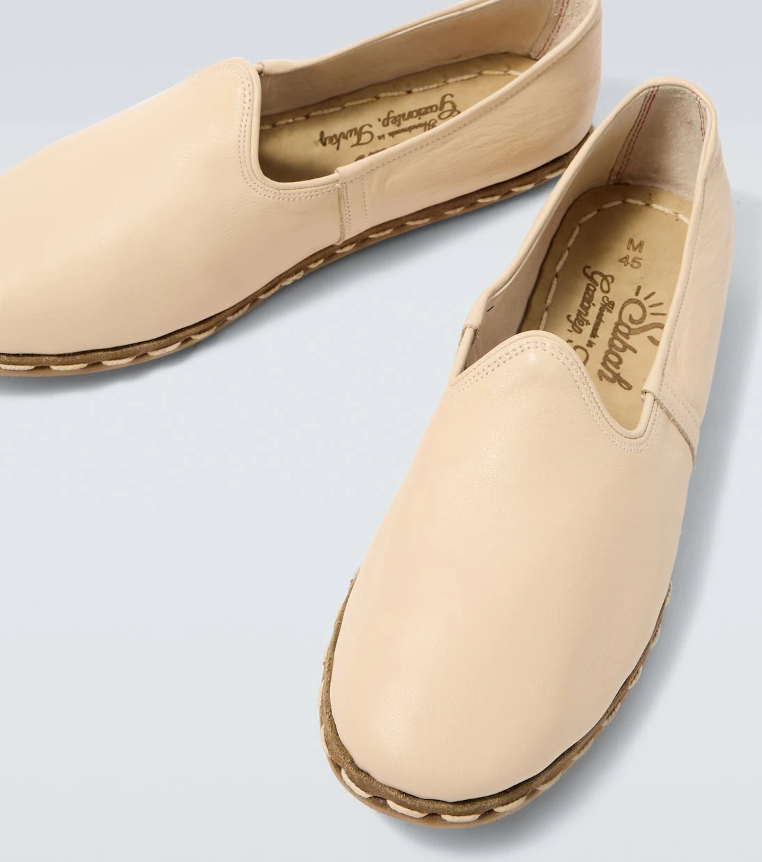 Sabah - Sabah leather slip-on shoes