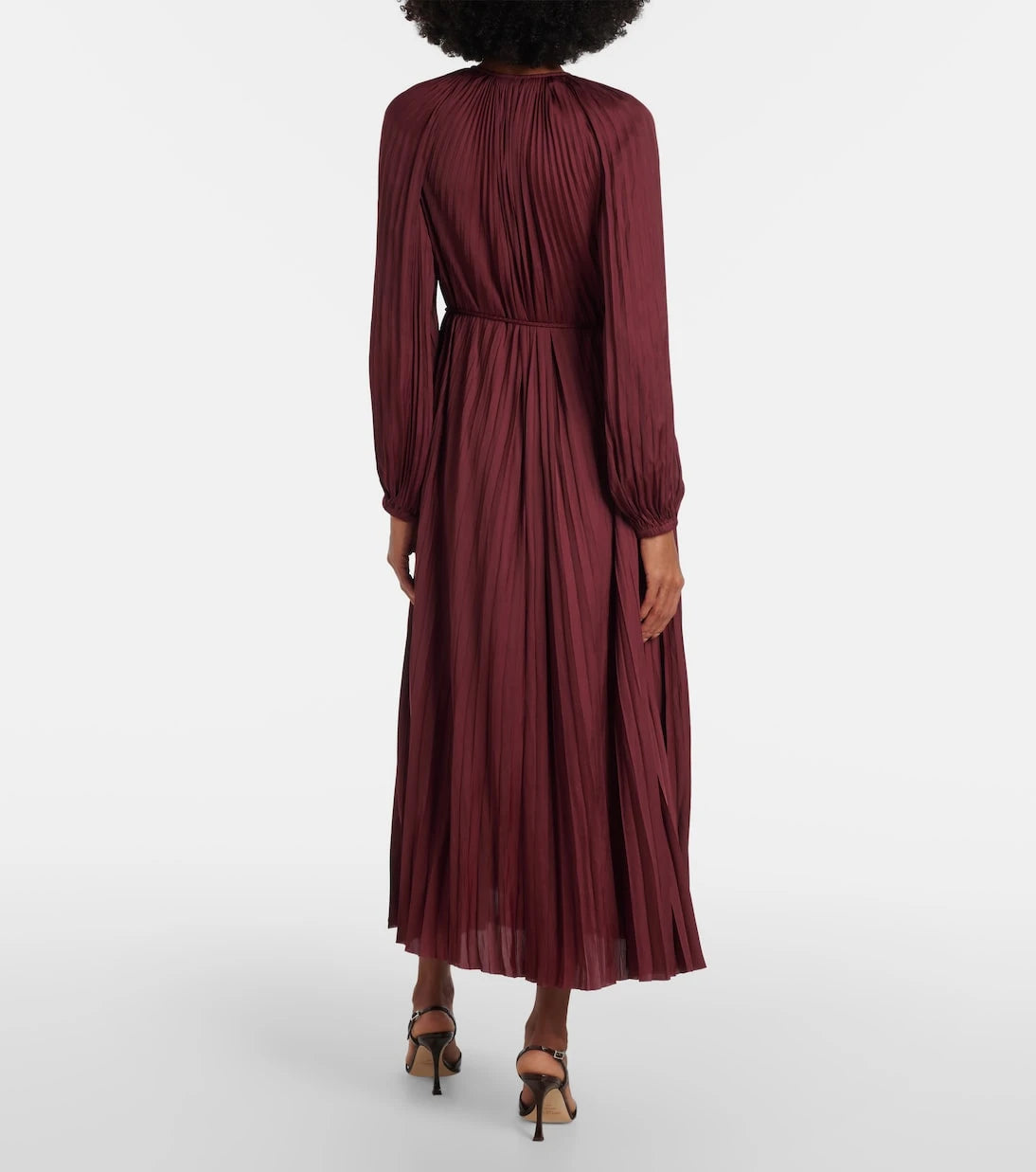 Ulla Johnson - Alexia satin plissé midi dress