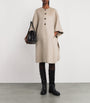 Max Mara Beige Cashmere Poncho Cape Coat
